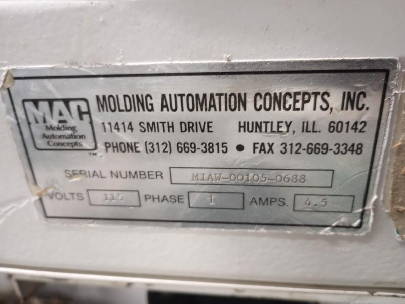 Molding Automation Concepts 10 Ft Cleated Belt Conveyor Garden City